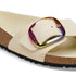 Madrid Big Buckle Nubuck Leather - Birkenstock - Ecru